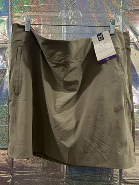 Member’s Mark Olive Green Stretch Skort XXL NWT Skirt Pockets